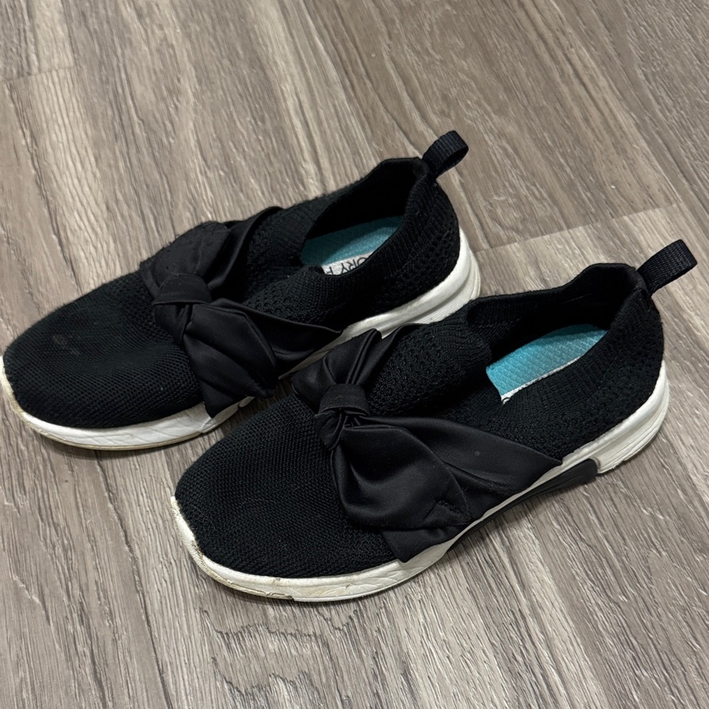 Skechers Black Kids Sneakers with Bow